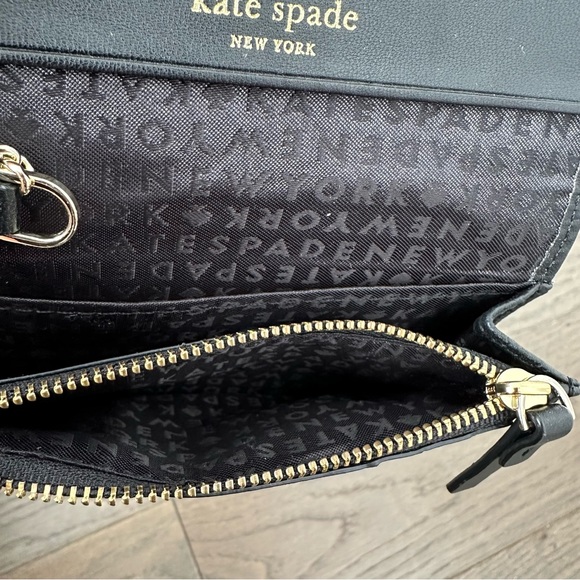 Kate Spade Black Leather Wallet - Picture 5 of 8